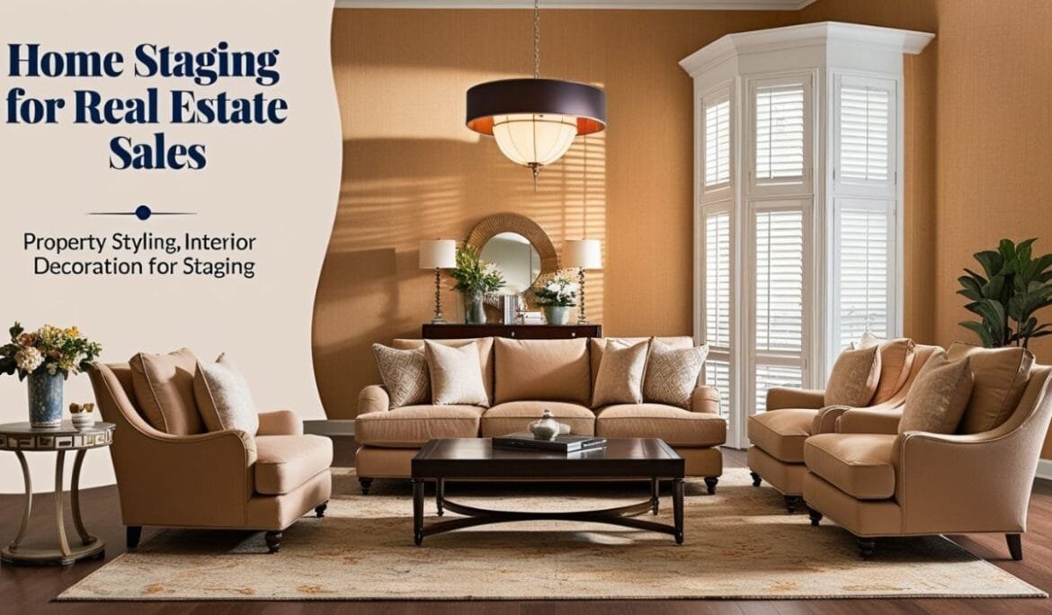 Home staging for real estate sales by Studio Hatch, featuring property styling and interior decoration to enhance market appeal.