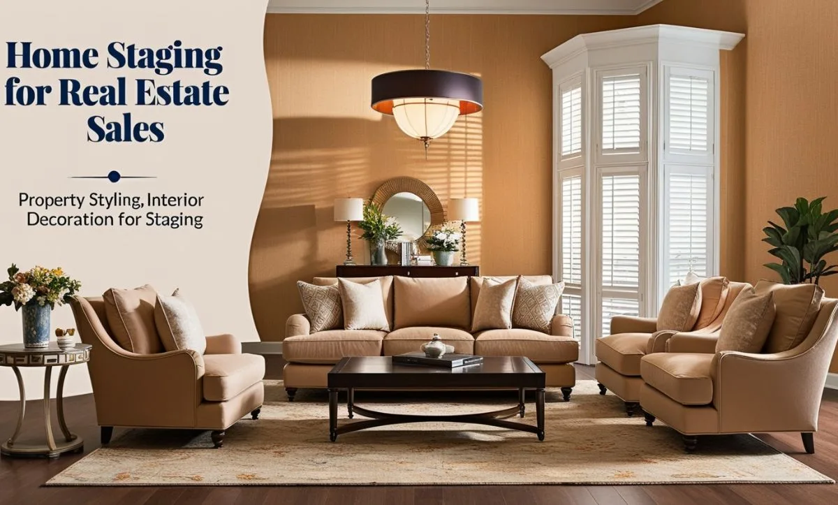 Home staging for real estate sales by Studio Hatch, featuring property styling and interior decoration to enhance market appeal.